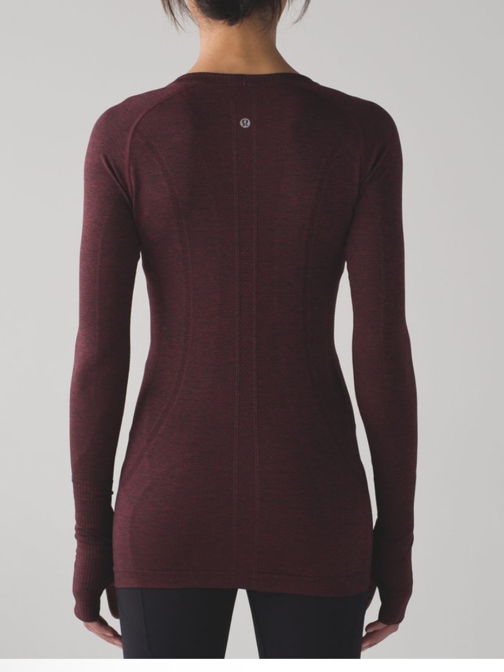 Lululemon Swiftly Tech Long Sleeve Crew in Deep Rouge Women’s Size 2